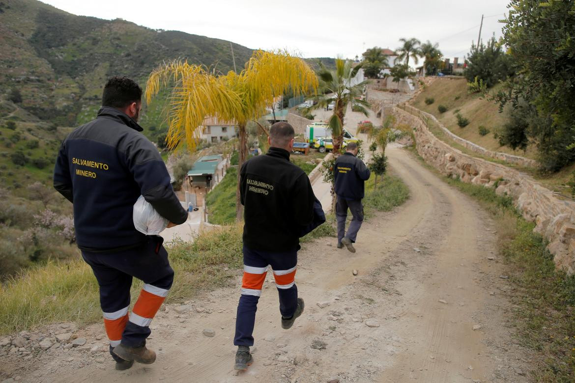 Rescate niño - España foto Reuters