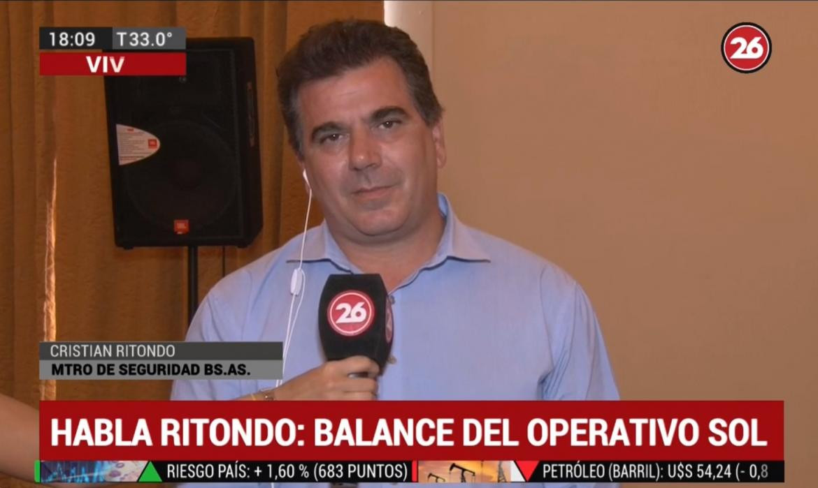 Cristian Ritondo: balance del Opertaivo Sol