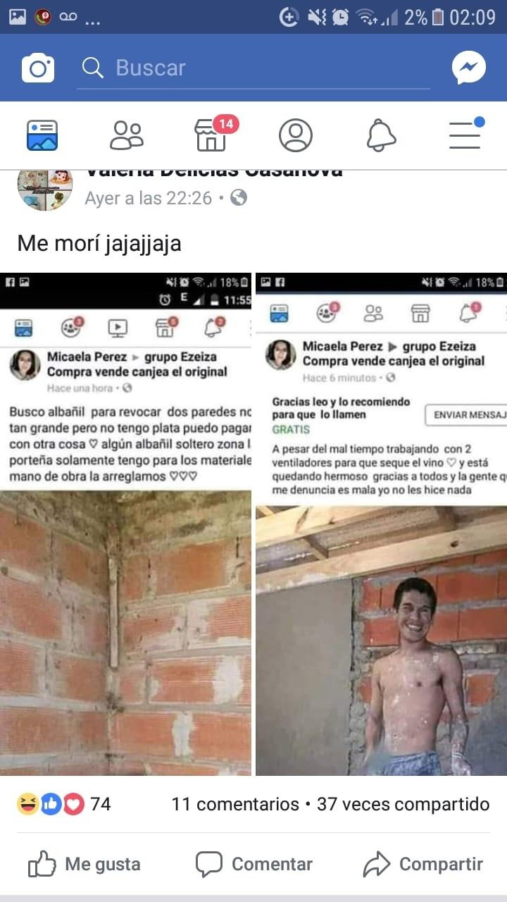 Publicación viral en Facebook