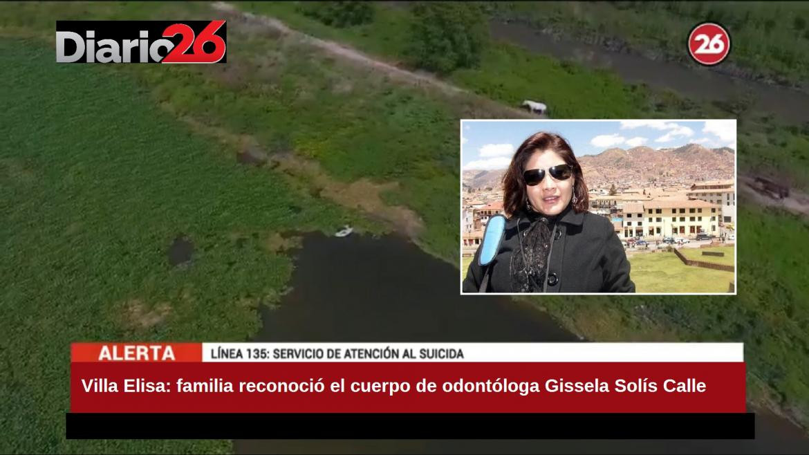 Hallan cuerpo de la odontóloga Gissela Solís Calle, Diario 26, Canal 26