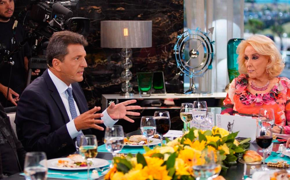 Sergio Massa con Mirtha Legrand