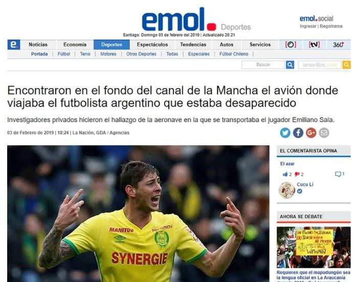 Medios internacionales - Emiliano Sala