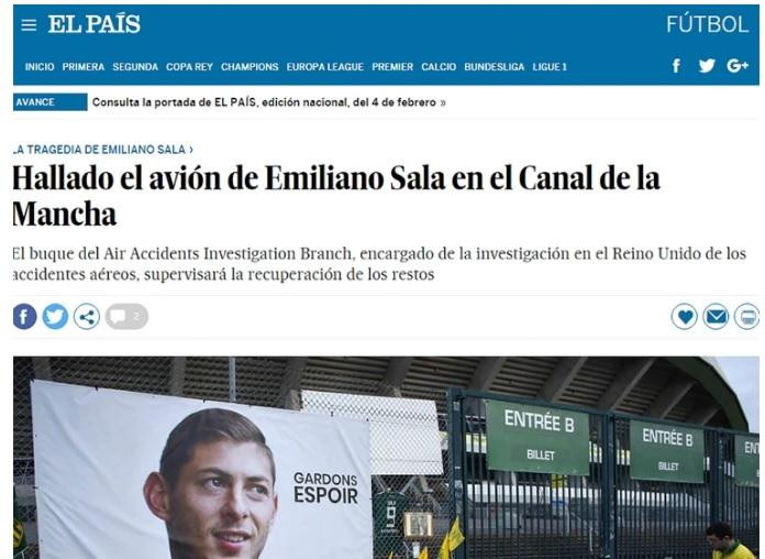 Medios internacionales - Emiliano Sala