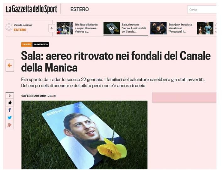 Medios internacionales - Emiliano Sala