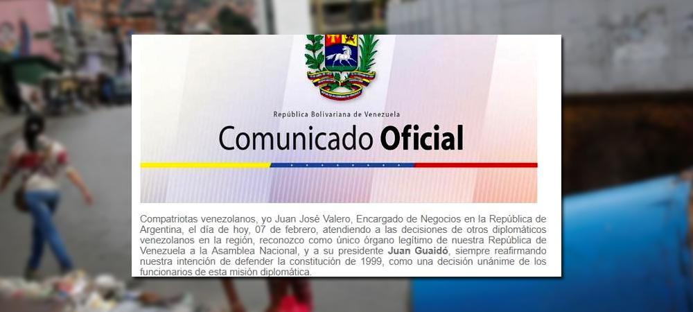 Piratas informáticos hackearon web de la embajada de Venezuela en Argentina	