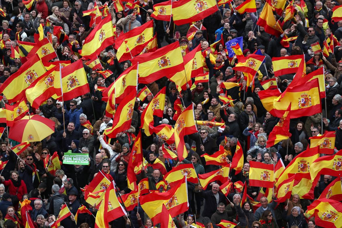 Multitudinaria marcha en España contra gobierno español - Foto Reuters