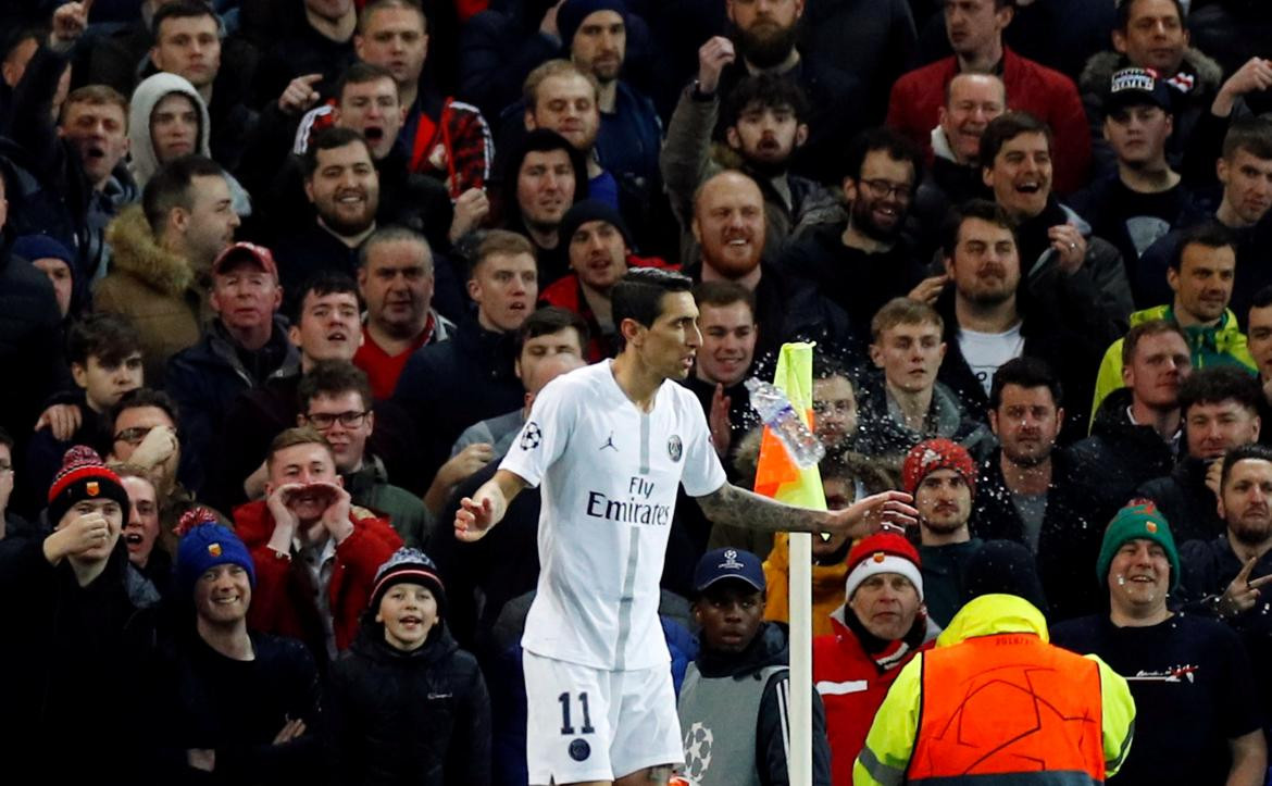 Champions League, Manchester United vs. PSG, fútbol internacional, Ángel Di María, Reuters	