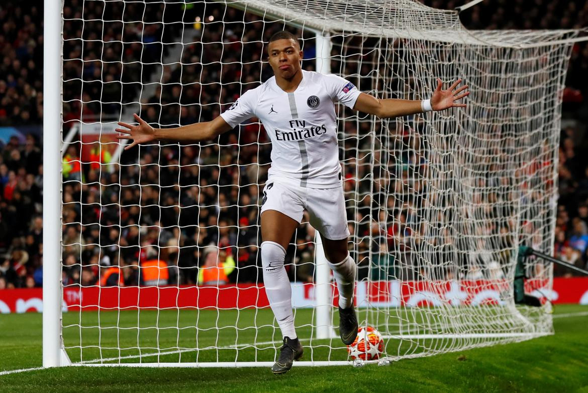 Champions League, Manchester United vs. PSG, fútbol internacional, Mbappé, Reuters	