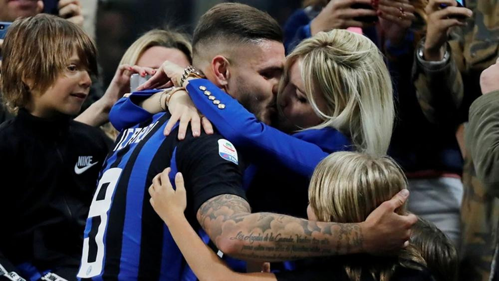 Mauro Icardi y Wanda Nara, Inter, fútbol