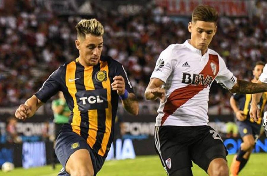 Superliga, Rosario Central vs. River, fútbol