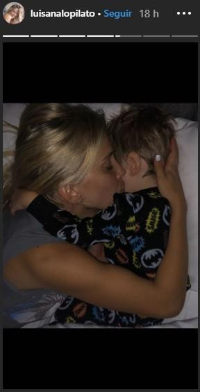 Luisana Lopilato - hijos instastory