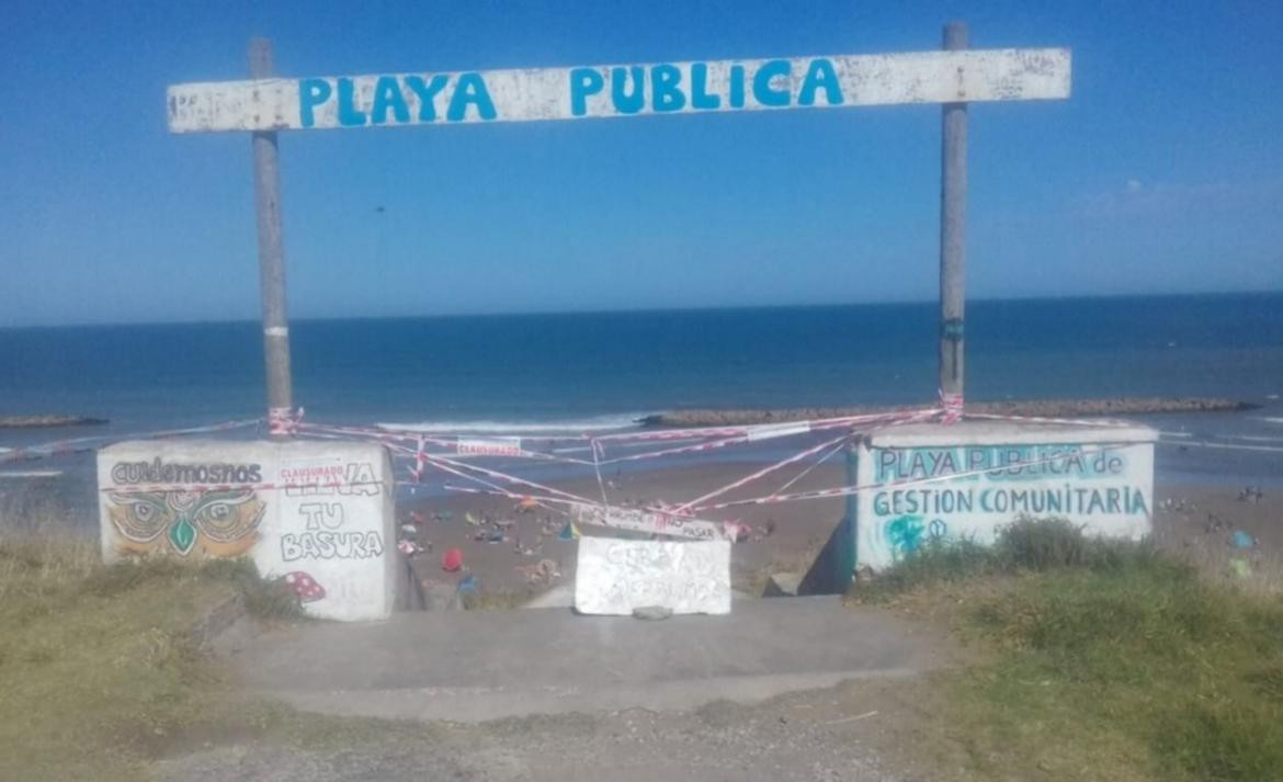 Mar del Plata nuevo derrumbe en Acantilados