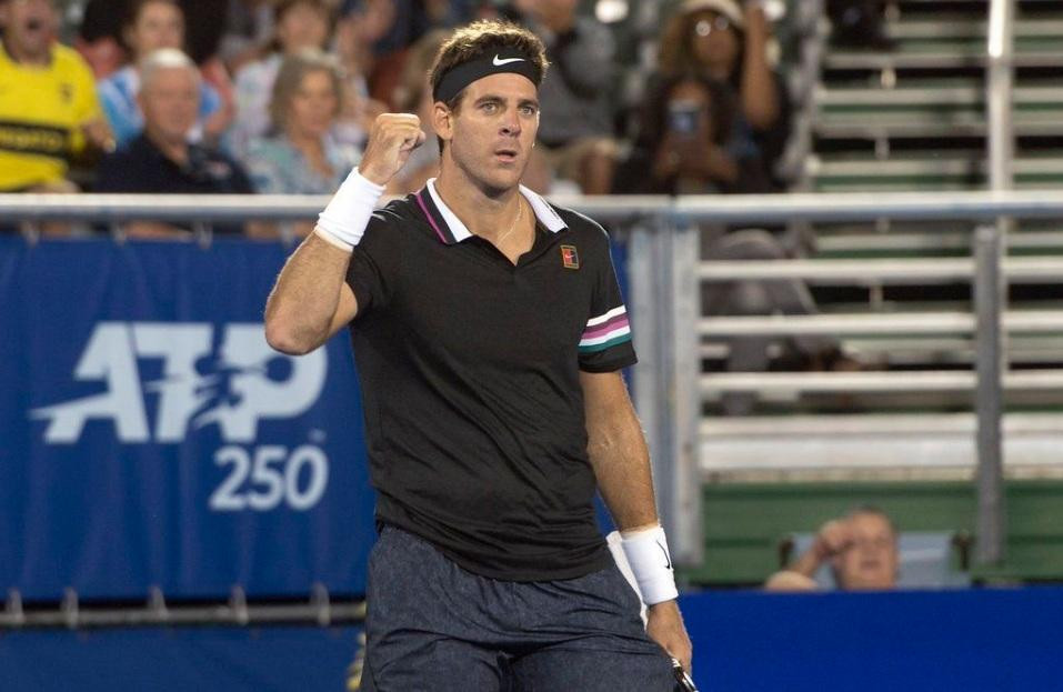 Triunfo de Juan Martín Del Potro en Delray Beach