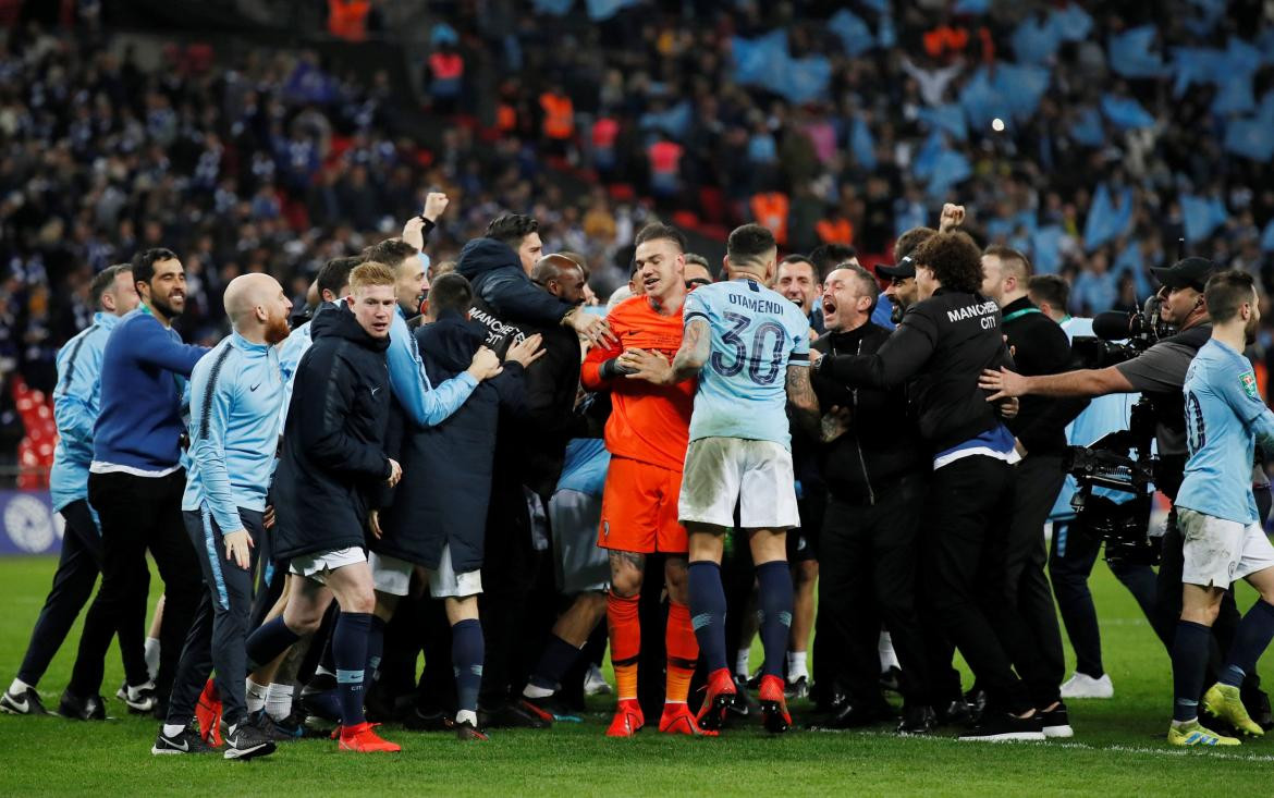 Manchester City - Final League Cup Reuters