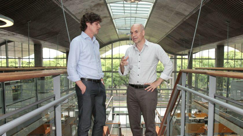 Martín Lousteau y Horacio Rodríguez Larreta