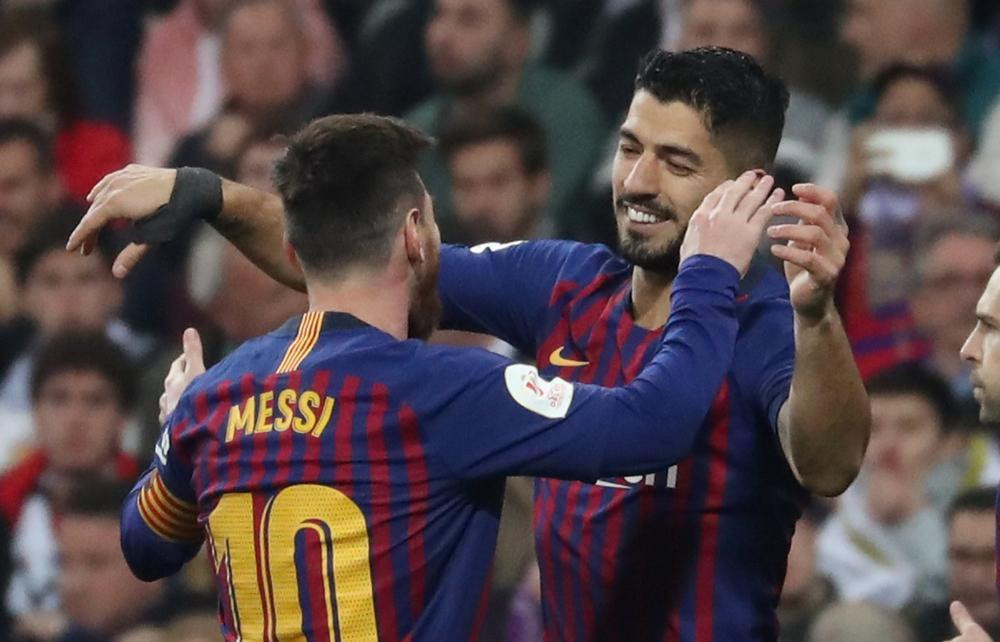 Copa del Rey: Real Madrid vs. Barcelona, Luis Suárez, Lionel Messi, Reuters