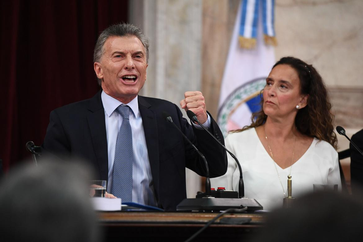 Mauricio Macri  y Gabriela Michetti, sesiones ordinarias 2019, NA