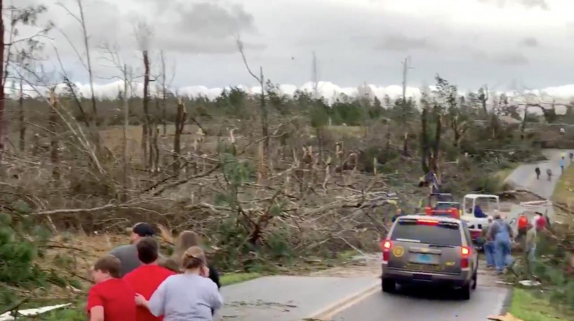 Tornado Alabama - EEUU Fotos Reuters