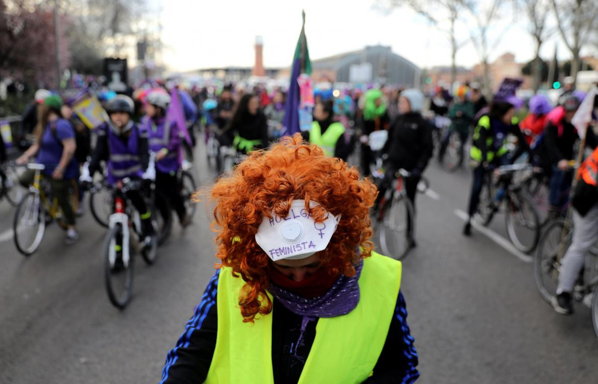 Marcha en España por el Día Internacional de la Mujer (Reuters)