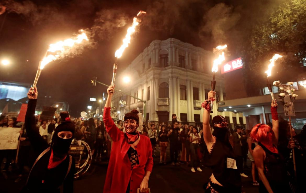 Día de la Mujer - Marcha en Costa Rica #8M (Reuters)