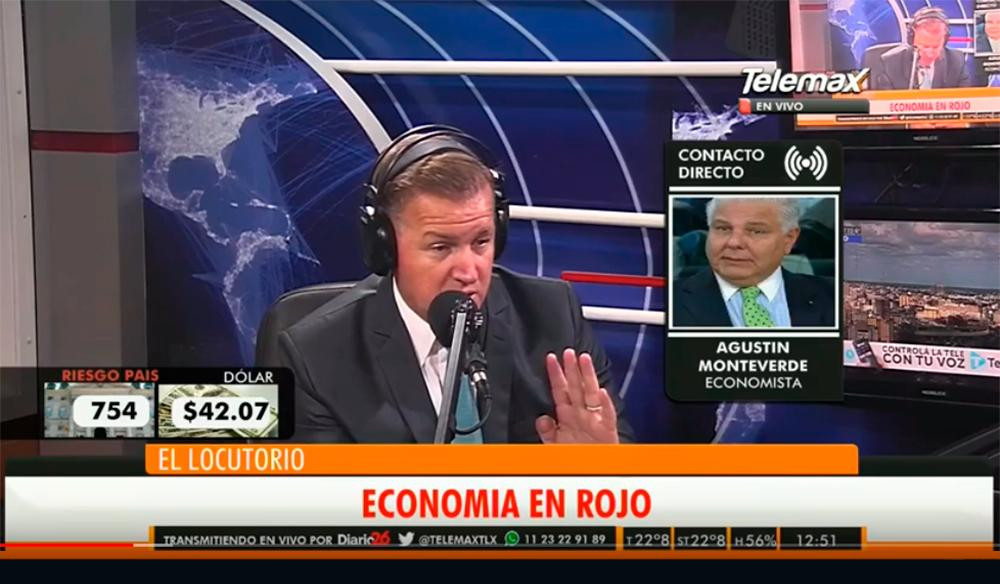 Economía en rojo, Agustín Monteverde, economista, Radio Latina