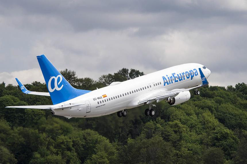 Avión de Air Europa