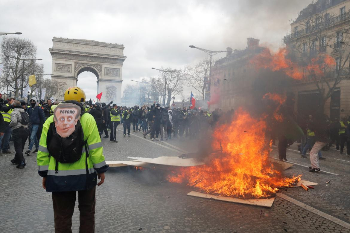 Incidentes de Chalecos Amarillos en Francia (Reuters)