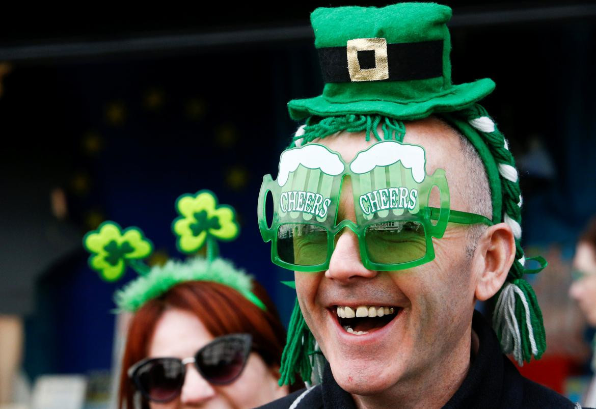 Las mejores fotos del festejo del día de San Patricio en el mundo - Londres, Reuters	