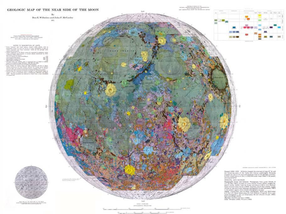 Una imagen revela que la Luna es multicolor