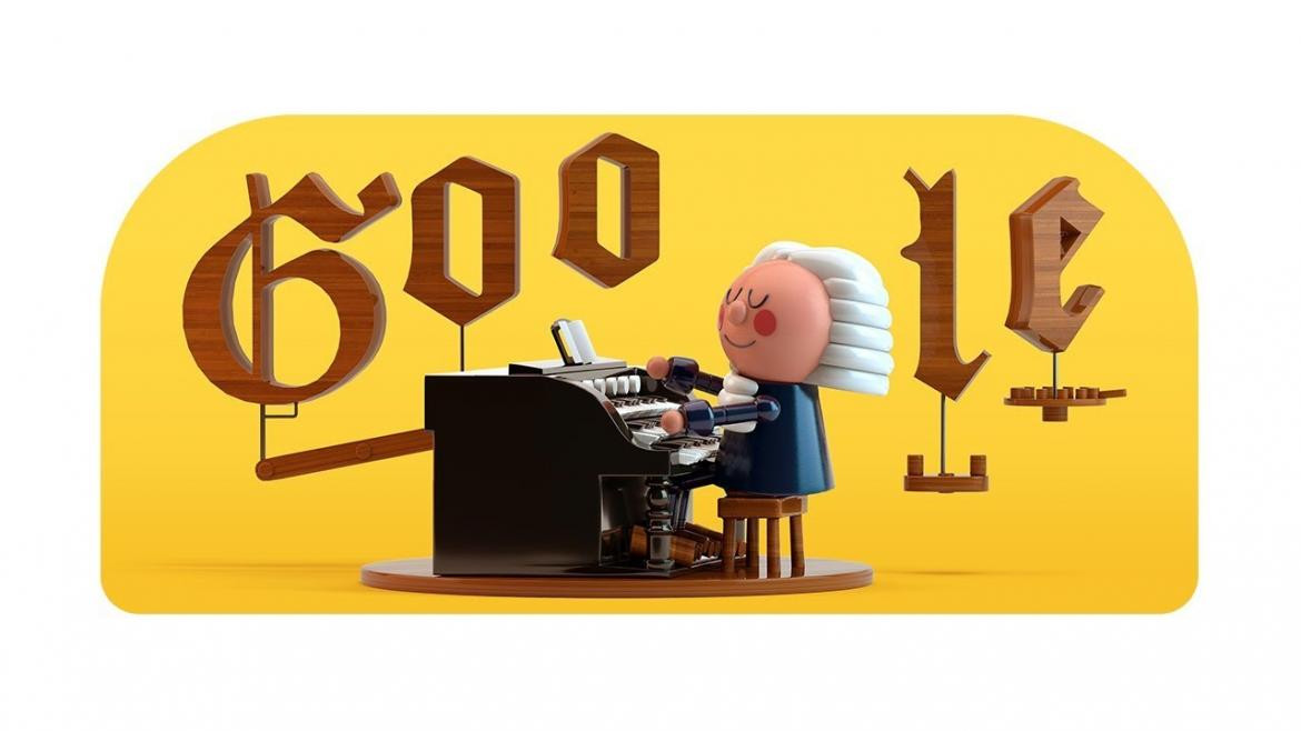 Google homenajea a Johann Sebastian Bach con su primer doodle basado en la Inteligencia Artificial