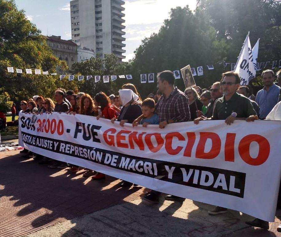 Marcha Día de la Memoria - La Plata homenaje a Norita Centeno