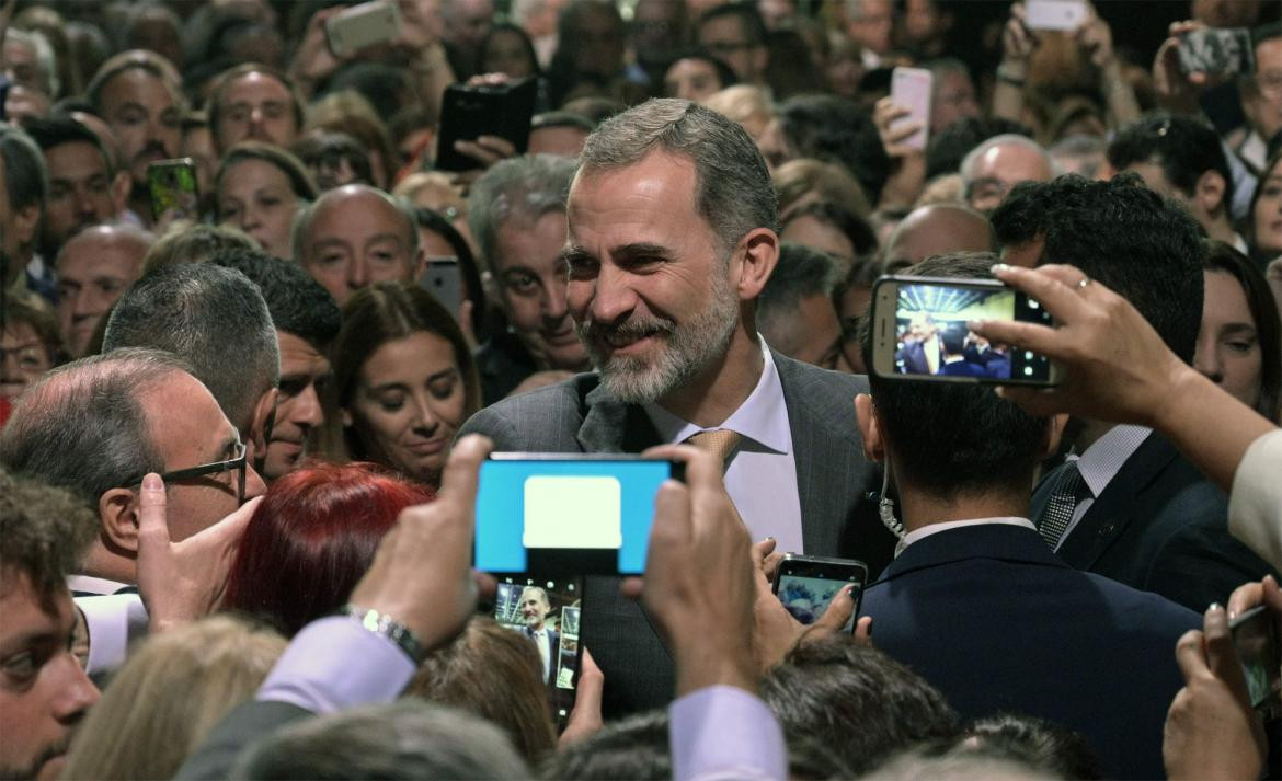 Recepción de los Reyes de España para políticos, famosos e intelectuales, Felipe VI, NA	