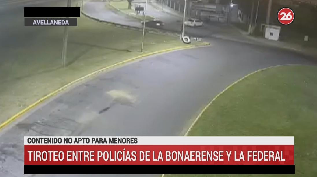 Tiroteo entre policías - escuchas Canal 26