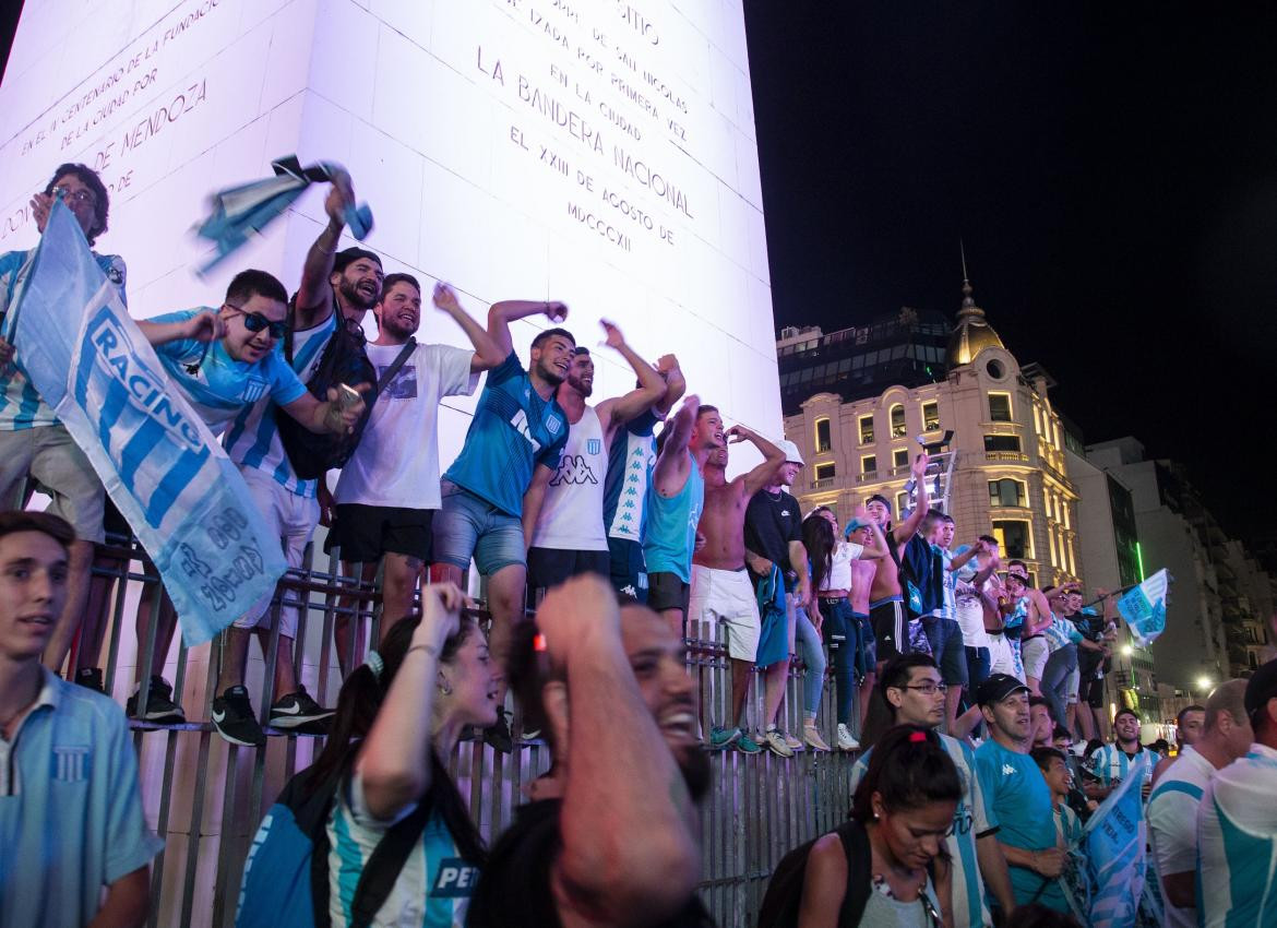 Racing campeón - festejos Agencia NA