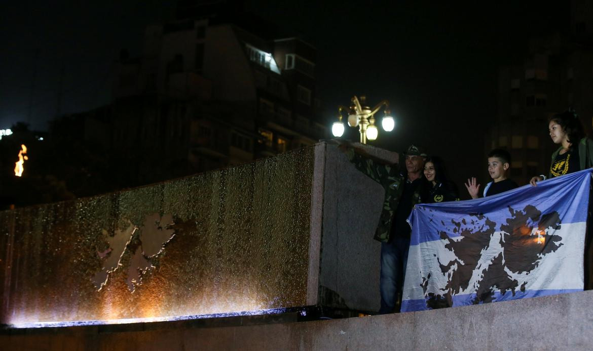 Malvinas, memorial dedicado a los que murieron en la guerra de 1982, Reuters