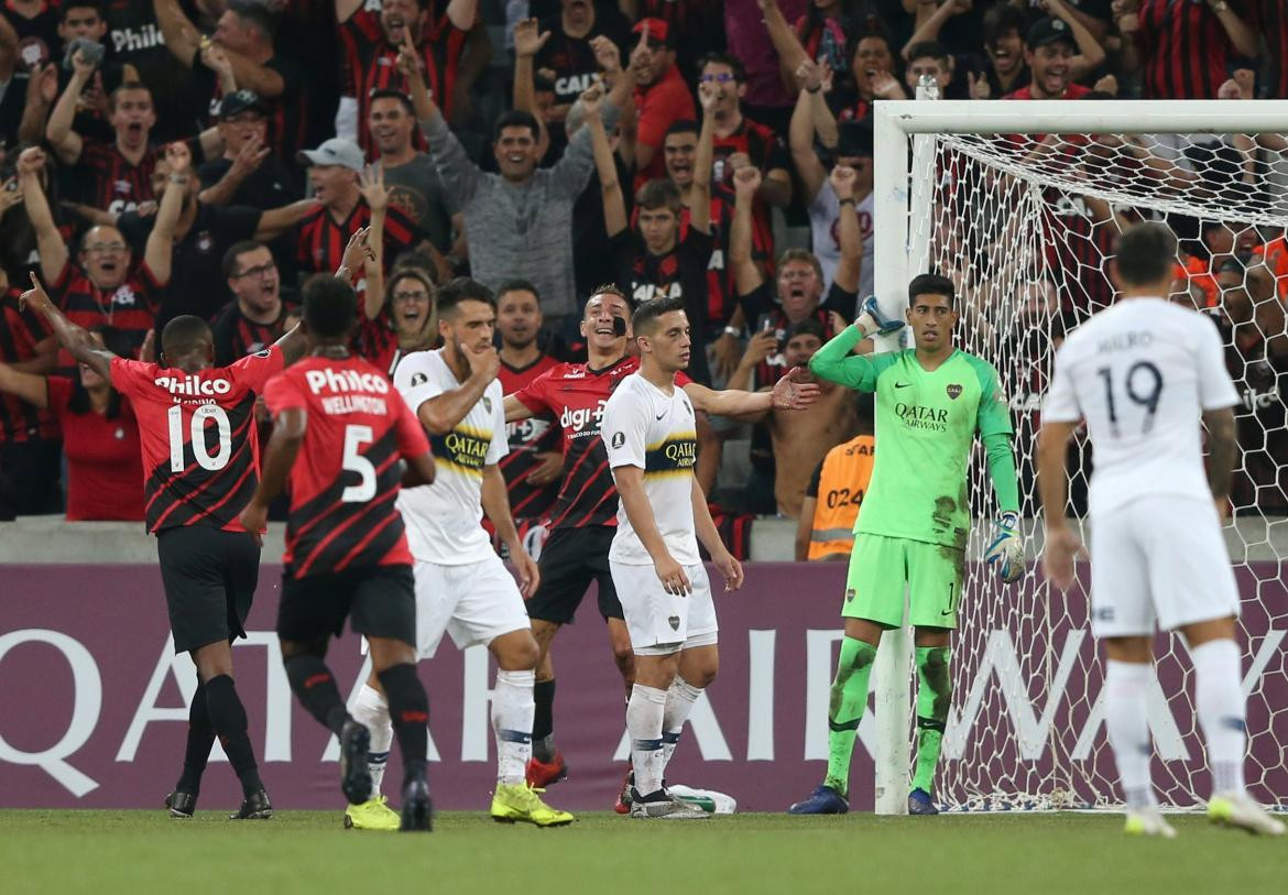 Triunfo de Atlético Paranaense ante Boca en Copa Libertadores (Reuters)