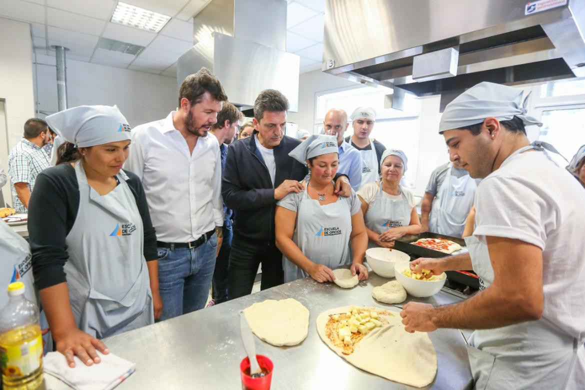 Marcelo Tinelli y Sergio Massa en San Fernando (NA)