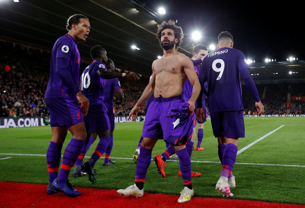 Premier League: Southampton - Liverpool, Fútbol internacional, Mohamed Salah, REUTERS