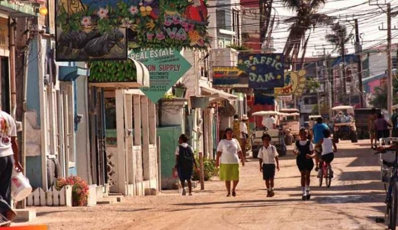 Cayo de Ambergris, en Belice, donde detuvieron a Samid