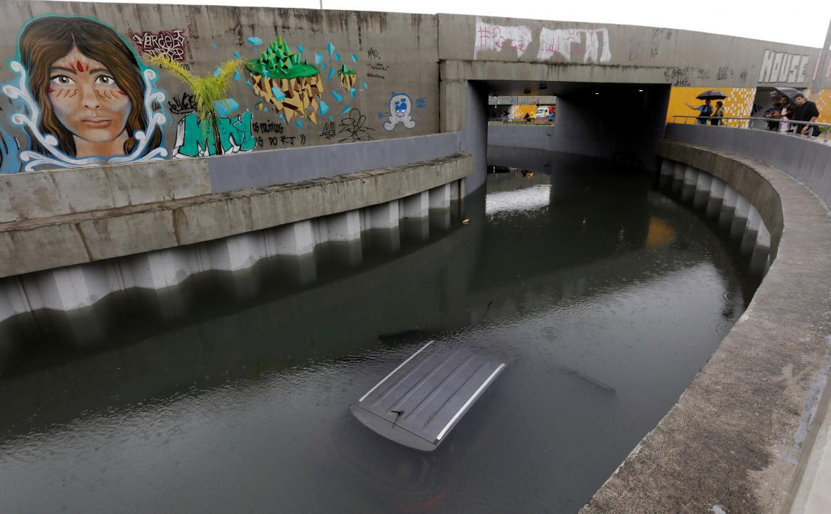 Inundaciones en Río de Janeiro (Reuters)