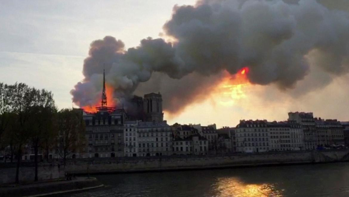 Incendio en la Catedral de Notre Dame, 15 de abril de 2019, REUTERS