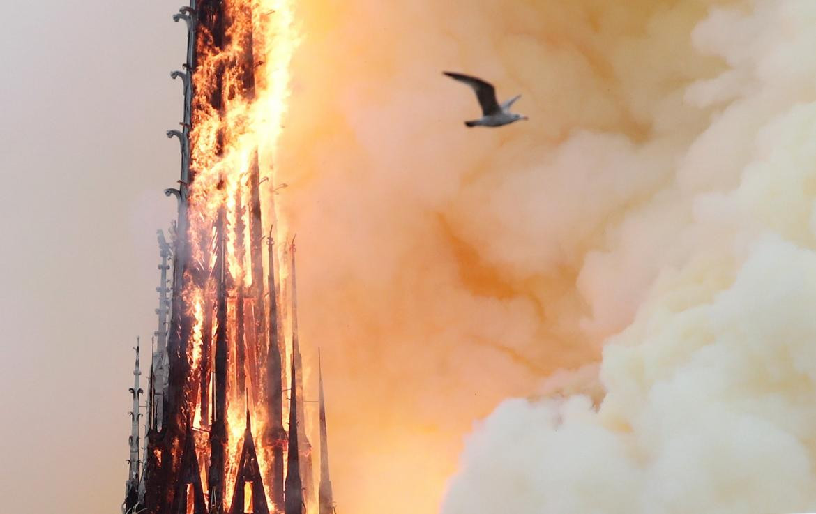 Incendio en la Catedral de Notre Dame, 15 de abril de 2019, REUTERS