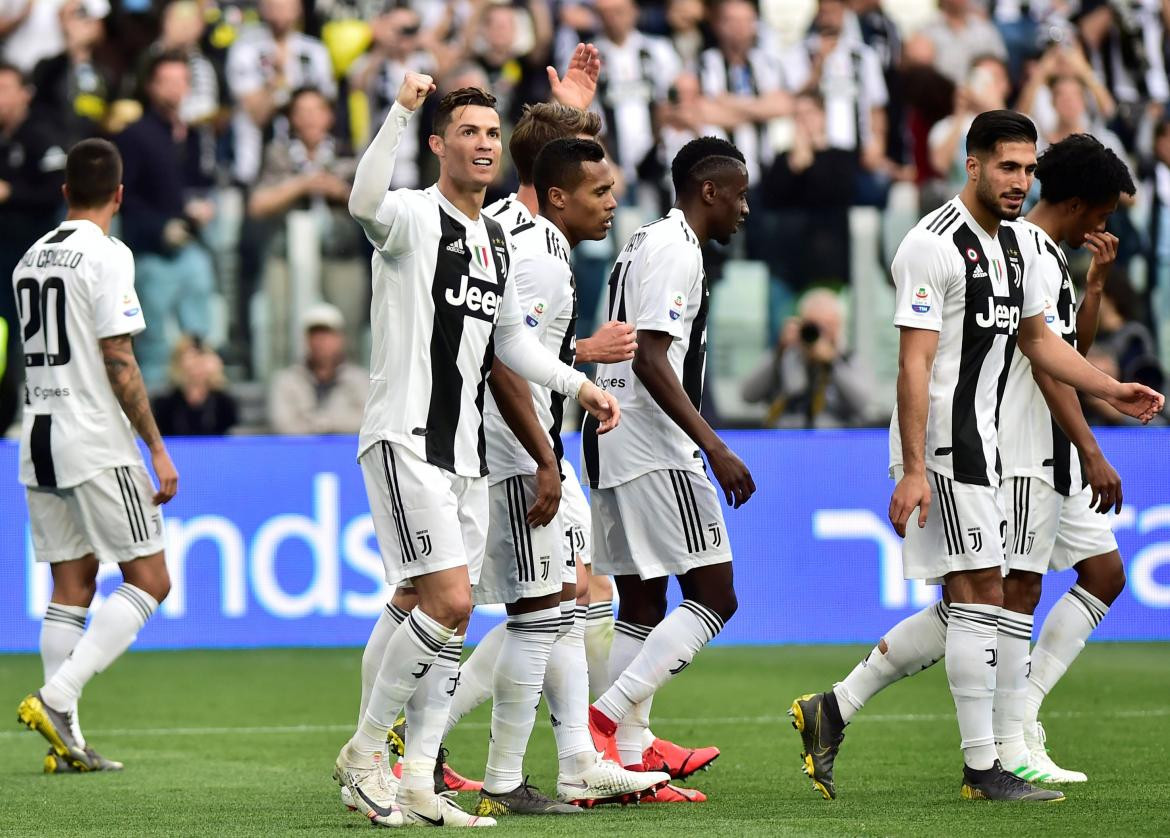 Festejo de la Juventus en Serie A (Reuters)