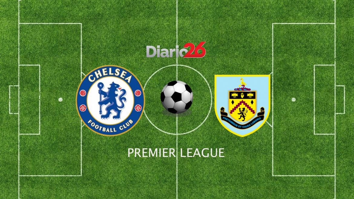 Chelsea vs. Burnley por Premier League, Diario 26