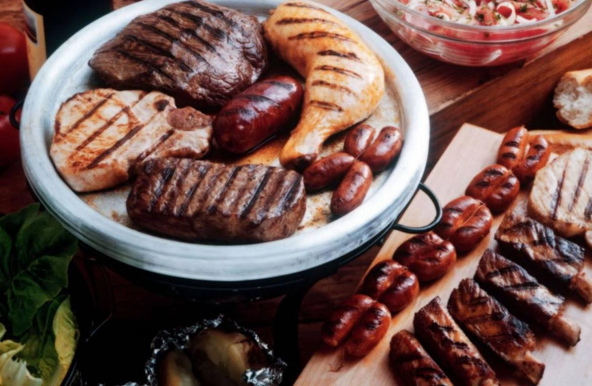 Carnes asadas, alimentación