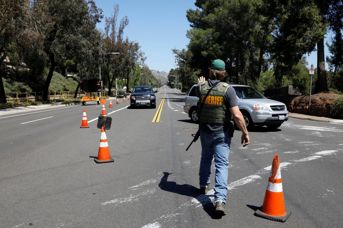 Tiroteo en sinagoga de San Diego, California, Estados Unidos (Reuters)