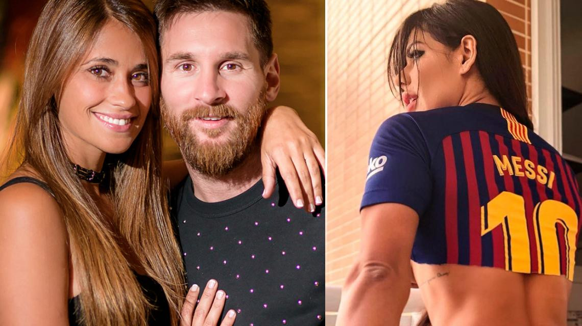 Antonela Roccuzzo, Messi y Miss BumBum