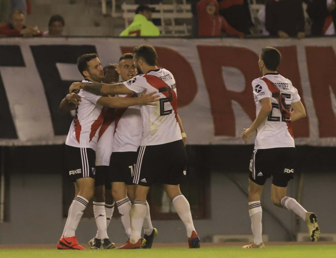 Festejo de River en Copa Superliga (NA)