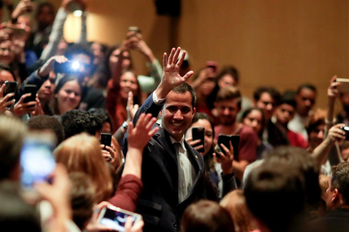 Juan Guaidó en Venezuela (Reuters)