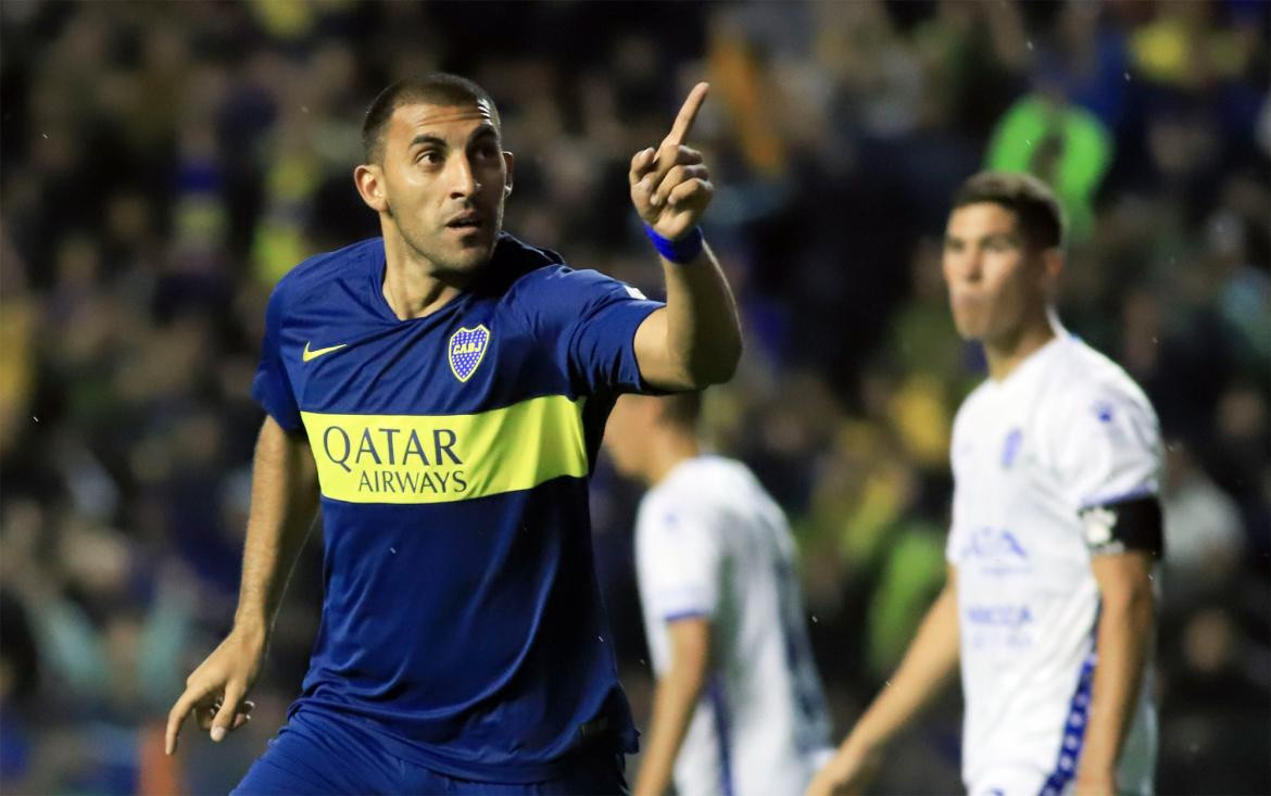 Copa Superliga, Boca vs. Godoy Cruz, fútbol, deportes, Ramón Wanchope Ábila, NA